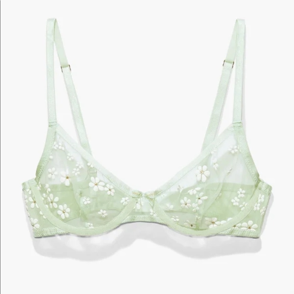 Savage X Fenty Unlined Floral Lace Bra
